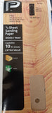 PERFORMANCE POWER 1/2 SANDING SHEETS 10 X 100 GRIT