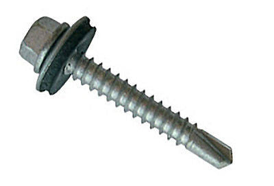 HEX HD LIGHT SECTION STEEL/COMPOSITE SELFDRILL SCREW C/W19mmWASHER 5.5/6.3 x ...