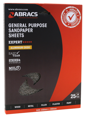 General Purpose Sandpaper Sheets