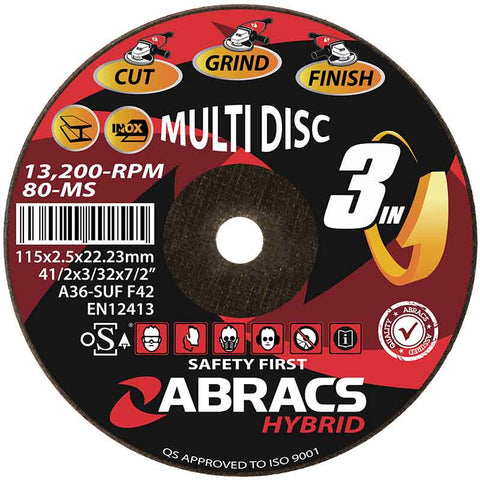 Hybrid 3 in 1 Grinding Discs