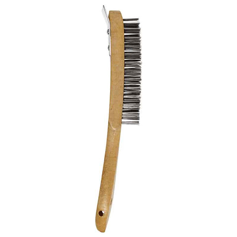 Wooden Handled Brush and Scraper